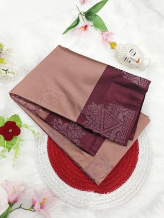 Semi kanchi saree