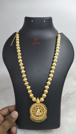 Long ball laxmi necklace